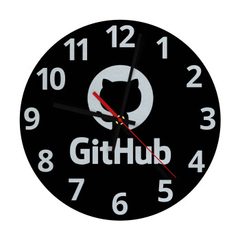 GitHub, Ρολόι τοίχου γυάλινο (30cm)