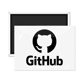 GitHub, Ορθογώνιο μαγνητάκι ψυγείου διάστασης 9x6cm