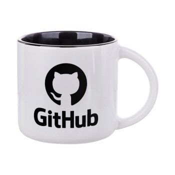 GitHub, Κούπα κεραμική 400ml Λευκή/Μαύρη