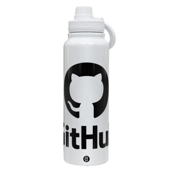 GitHub, Θερμός 1L Ανοξείδωτο με Βάση Κινητού & Διπλά Τοιχώματα