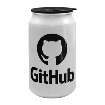GitHub, Κούπα ταξιδιού μεταλλική με καπάκι (tin-can) 500ml