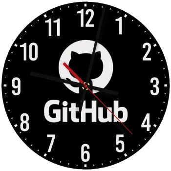GitHub, Ρολόι τοίχου ξύλινο (30cm)