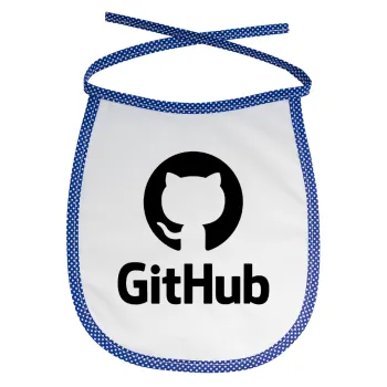 GitHub, Σαλιάρα μωρού αλέκιαστη με κορδόνι Μπλε