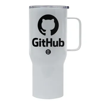 GitHub, Tumbler με καπάκι, διπλού τοιχώματος (θερμό) 750L