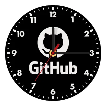 GitHub, Ρολόι τοίχου ξύλινο (20cm)