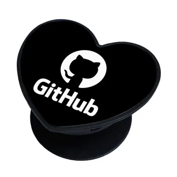 GitHub, Phone Holders Stand  καρδιά Μαύρο Βάση Στήριξης Κινητού στο Χέρι