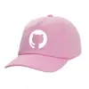 Casual children's baseball cap, 100% Cotton Twill, PINK (COTTON, CHILDREN'S, ONE SIZE)
