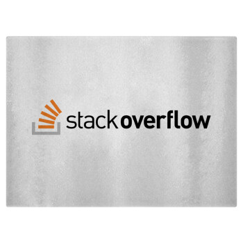 StackOverflow, Επιφάνεια κοπής γυάλινη (38x28cm)