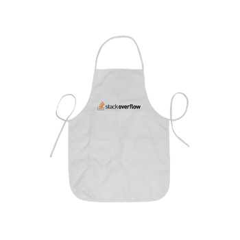 StackOverflow, Ποδιά Σεφ ολόσωμη κοντή  Παιδική (44x62cm)