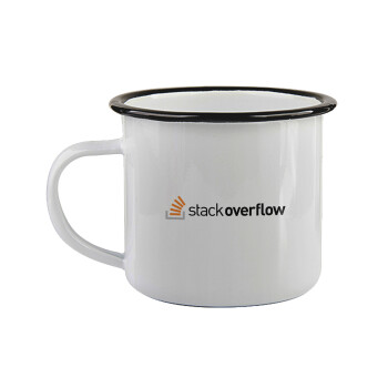 StackOverflow, Κούπα εμαγιέ με μαύρο χείλος 360ml