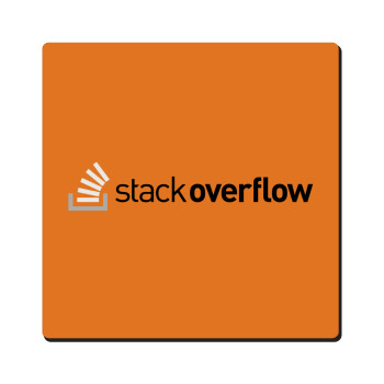 StackOverflow, Τετράγωνο μαγνητάκι ξύλινο 6x6cm