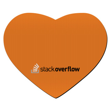 StackOverflow, Mousepad heart 23x20cm