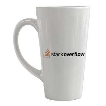 StackOverflow, Κούπα κωνική Latte Μεγάλη, κεραμική, 450ml