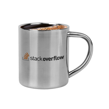 StackOverflow, Κουπάκι μεταλλικό διπλού τοιχώματος για espresso (220ml)