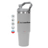 GREY color, 890ml (30oz) stainless Steel Tumbler with Handle