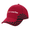 Adult Cap RACING Ultimate Red/Black, (100% COTTON DRILL, ADULT, UNISEX, ONE SIZE ADULT)