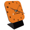 Quartz Wooden table clock with hands (10cm)