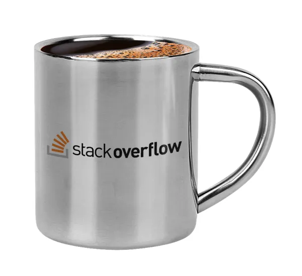 StackOverflow — Κουπάκι μεταλλικό διπλού τοιχώματος για espresso (220ml)