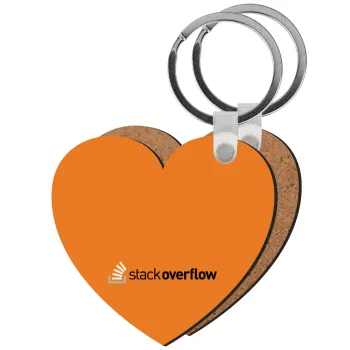 StackOverflow, Μπρελόκ Ξύλινο καρδιά MDF