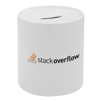 StackOverflow, Κουμπαράς πορσελάνης με τάπα