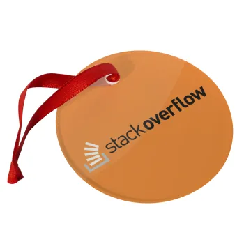 StackOverflow, Christmas ornament glass 9cm