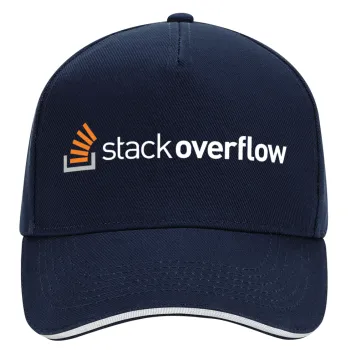 StackOverflow, DRILL Καπέλο Ενηλίκων Ultimate ΜΠΛΕ/ΛΕΥΚΟ, (100% ΒΑΜΒΑΚΕΡΟ, ΕΝΗΛΙΚΩΝ, UNISEX, ONE SIZE)