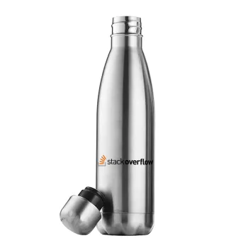 StackOverflow, Inox (Stainless steel) double-walled metal mug, 500ml