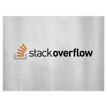 StackOverflow, Επιφάνεια κοπής γυάλινη (38x28cm)