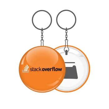 StackOverflow, Μπρελόκ μεταλλικό 5cm με ανοιχτήρι