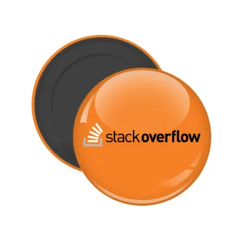 StackOverflow, Μαγνητάκι ψυγείου στρογγυλό διάστασης 5cm