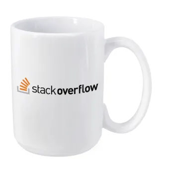 StackOverflow, Κούπα Mega, κεραμική, 450ml