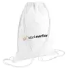 Backpack pouch GYMBAG white (28x40cm)