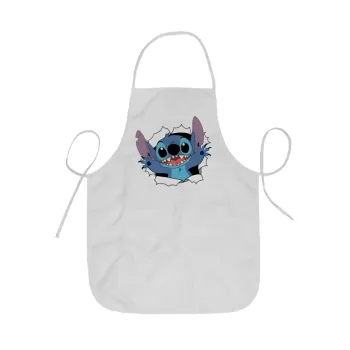 Stitch hello!!!, Ποδιά Σεφ ολόσωμη κοντή  Παιδική (44x62cm)