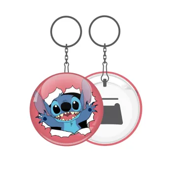 Stitch hello!!!, Μπρελόκ μεταλλικό 5cm με ανοιχτήρι