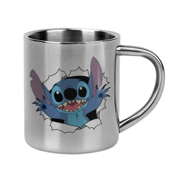 Stitch hello!!!, Κούπα Ανοξείδωτη διπλού τοιχώματος 300ml