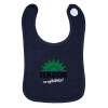 Σαλιάρα με Σκρατς 100% Organic Cotton Μπλε (0-18 months)