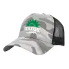 Adult Structured Trucker Hat, with Mesh, (Camouflage) Army Camo (100% COTTON, ADULT, UNISEX, ONE SIZE)
