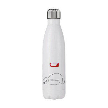 Baymax battery low, Stainless steel, double-walled, 750ml