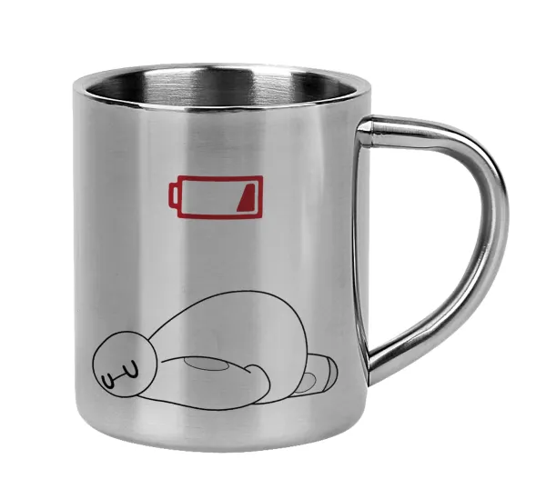 Baymax battery low — Mug Stainless steel double wall 300ml