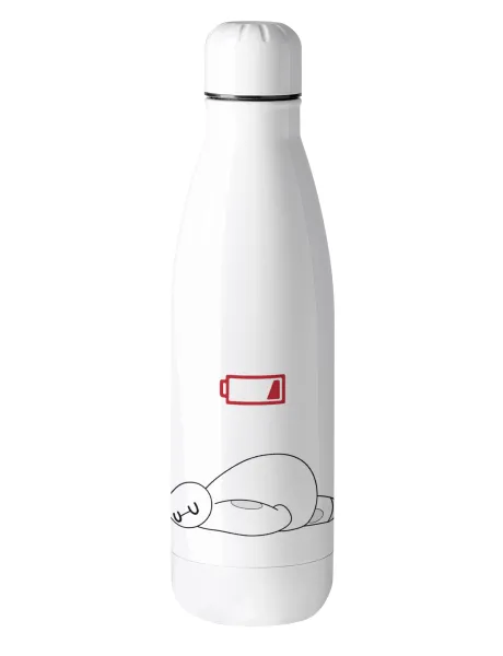 Baymax battery low — Μεταλλικό παγούρι θερμός (Stainless steel), 500ml