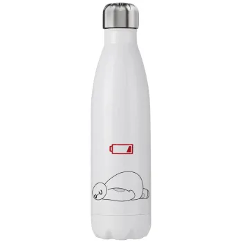 Baymax battery low, Stainless steel, double-walled, 750ml