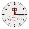 Wooden wall clock (20cm)