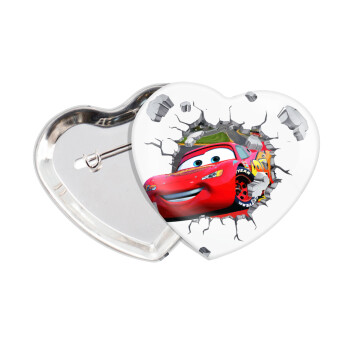 Brick McQueen, Κονκάρδα παραμάνα καρδιά (57x52mm)