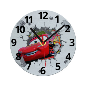 Brick McQueen, Ρολόι τοίχου γυάλινο (20cm)
