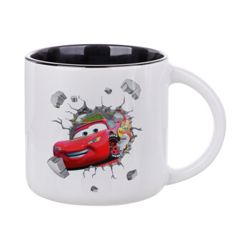 Brick McQueen, Κούπα κεραμική 400ml Λευκή/Μαύρη