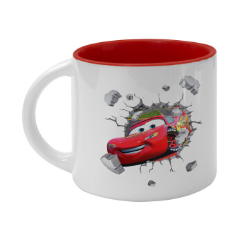 Brick McQueen, Κούπα κεραμική 400ml Λευκή/Κόκκινη