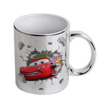 Brick McQueen, Κούπα κεραμική, ασημένια καθρέπτης, 330ml