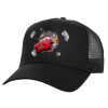 Καπέλο Structured Trucker, Μαύρο, 100% βαμβακερό