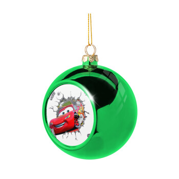 Brick McQueen, Χριστουγεννιάτικη μπάλα δένδρου Πράσινη 8cm