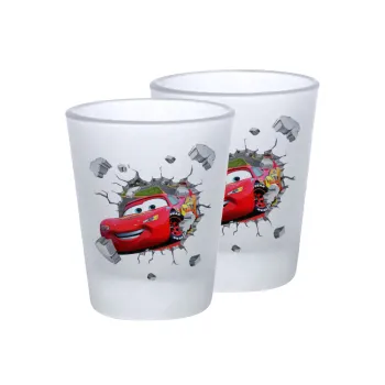 Brick McQueen, Σφηνοπότηρα γυάλινα 45ml του πάγου (2 τεμάχια)